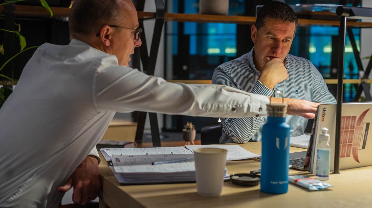 a meeting with a business mentor